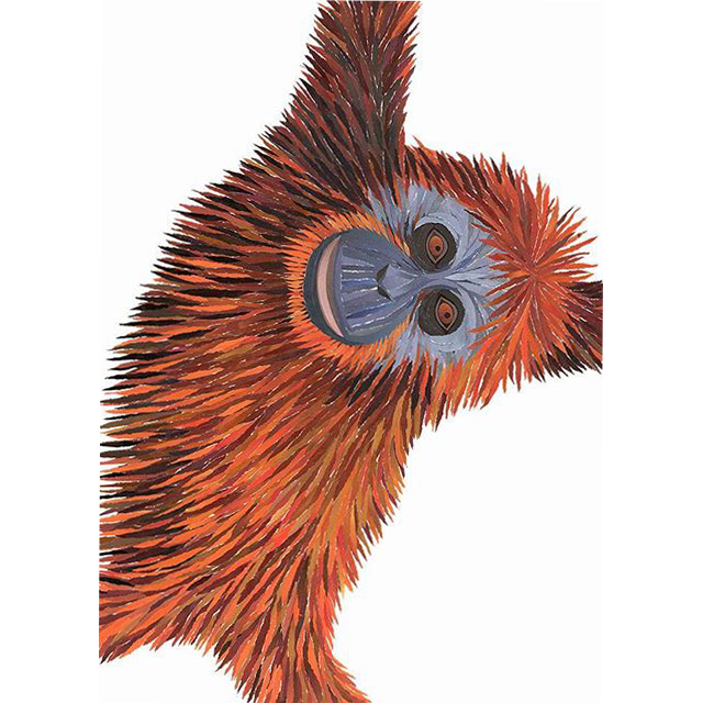 Sumatran Orangutan Card